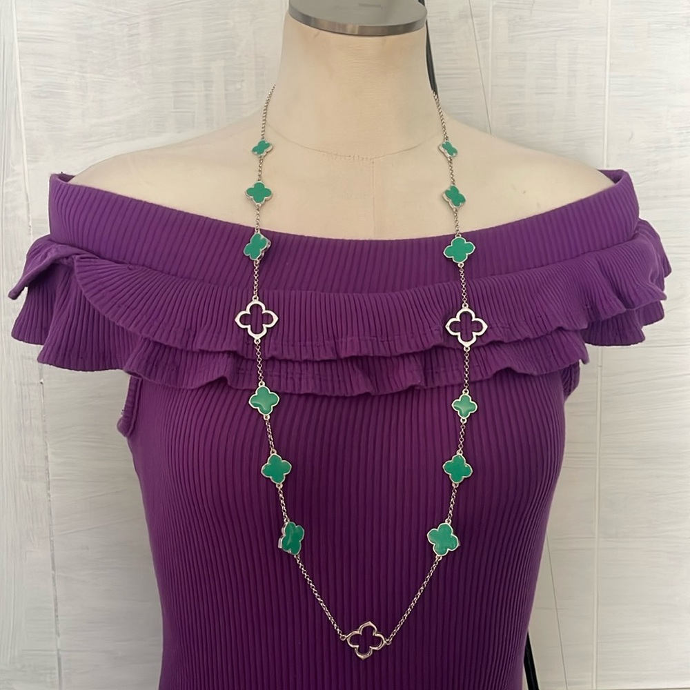 Clover long necklaces Women 36"